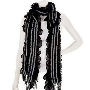 Layers by Lizden Smocked Wrap with Ruffled Edge